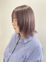 ラシク(racic)&nbsp;【racic】ボブウルフ×イヤリングカラー