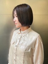 ガリカ 大名(Gallica)&nbsp;【恒吉佐央理】切りっぱなしボブに暗髪でも透けるオリーブカラー