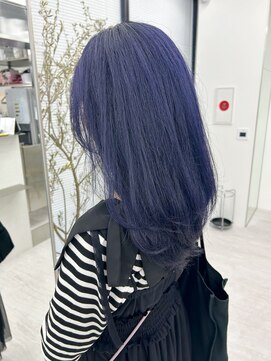 ビューナゴヤ 名駅(VIEW NAGOYA) ブリーチ/レイヤーカット/ロングセミディ/ラベンダーカラー