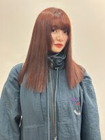 ゼストララ(ZEST Lara)&nbsp;オレンジブラウン×顔まわりレイヤー【吉祥寺】斎藤百花