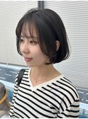 前髪/イメチェン/こなれミディ/おくれ毛/顔まわりカット