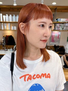 サニー サイド(Sunny Side)の写真/『ポイントからフルデザインまで日常に馴染むデザイン性の高いカラーが◎周りと差がつく髪色に♪』
