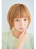 顔まわりレイヤー×ぷつっとボブ