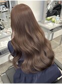 着物/フェミニンロング/似合わせカット/ウェーブミディアム/栄