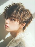 20代30代40代　マッシュ無造作モテ髪カジュアルパーマ＃48