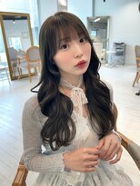 ミミバイカシュカシュ(mimi by cache cache)&nbsp;シースルーバングオリーブベージュカラー