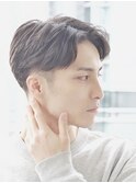 Haleブルーブラックフェザーパーマサーフカールニュアンスパーマ