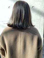 グロウ 丸の内(GLOW)&nbsp;グレージュカラーオリーブカラーレイヤーカット韓国甲府美容室