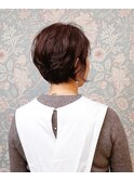 パーマヘアゆるふわショート