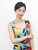 ステラ(Stella)&nbsp;銀座ヘアセット。宣材サロモ編。短い髪のアップヘアVOL6.0