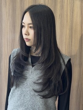 アッシュ 横浜瀬谷店(Ash) ”普通のロングに飽きた方必見”垢抜けレイヤーカット