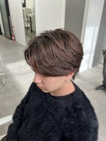 ロエ 元町店(Loe)&nbsp;横浜/フェザーパーマ/毛流れパーマ/センターパート/メンズパーマ