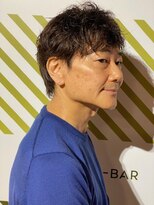 バーバーバー 四谷(BARBER-BAR)&nbsp;ビジネス爽やかマッシュツイストスパイラルパーマ