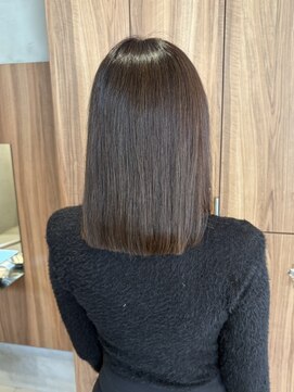 ガリカ 博多(Gallica) <ゲスト>伸ばしかけにも◎ミディボブにブラウンカラー