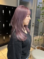 シーク 天神(SEEK)&nbsp;松尾菫菜/レイヤーカット/ラベンダーカラー/ブリーチ