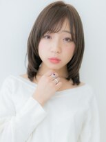 カバーヘア ブリス 川口(COVER HAIR bliss)&nbsp;グレーベージュバタフライカットワンホンレイヤーX川口20代30代