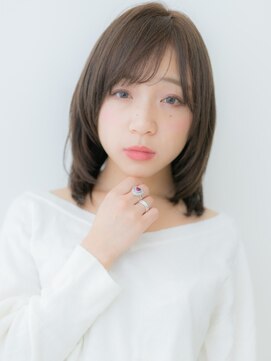 カバーヘア ブリス 川口(COVER HAIR bliss) グレーベージュバタフライカットワンホンレイヤーX川口20代30代