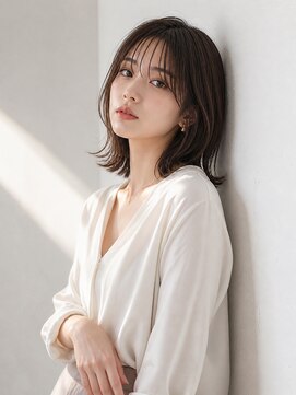 リリアーナ(LILIANA) 池袋 くびれボブ 大人ボブ 地毛ハイライト フレンチバング