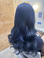 ワンバイワン(One×One)&nbsp;【花菜】艶っぽネイビーブルー