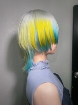 エルシャドール(EL-SHADDOLL)&nbsp;黄色×水色×白　クラゲカット