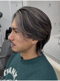 メンズハイライト_センターパート._.
