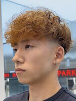 フィフス 大分(fifth)&nbsp;大分スペインカールメンズカットラウンドマッシュツーブロック