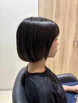 カイノ イオンモール 岡山店(KAINO)&nbsp;ミニボブ×パラパラブリーチ
