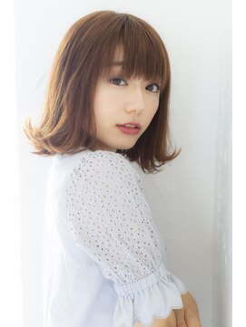 プライズ アイリス 池袋東口店(prize Iris) ナチュラル切りっぱなしボブ/オルチャンヘア【池袋東口店/池袋】