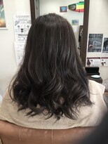 カナオア ヘアーデザイン(kanaoa hair design)&nbsp;ダークグレージュ&ハイライト