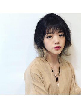 シャンティ 琴似店(Shanti) ダークトーングラデーションボブ 【大西翔】