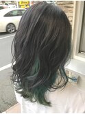 【EIGHT 三軒茶屋】インナーカラー ×モスグリーン