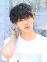 ネイビー(NAVY)&nbsp;ハーフスパイラルラフマッシュ