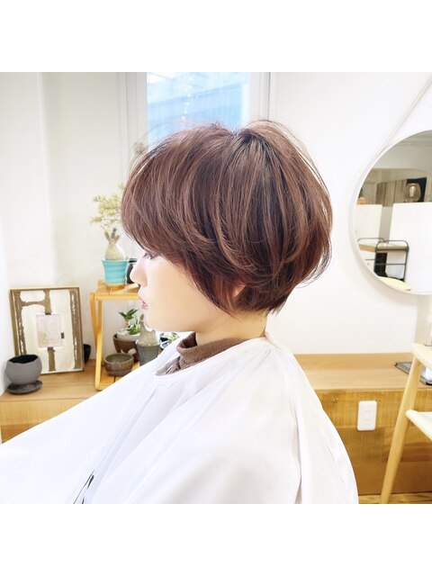 【Gigi渋谷】前髪も大人かわいい韓国風トショートボブパーマ