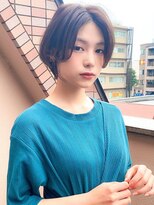 アグ ヘアー クラッセ江坂店(Agu hair classe) 《Agu hair》丸みフォルム×短すぎないバランスショート