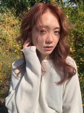 ソヨン 松本庄内店(SOYON) 《SOYON》ピンクアッシュ×なみなみウェーブ