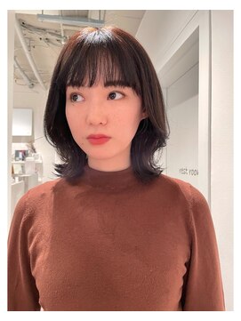 リト 自由が丘(Lit.) 【お客様style】くびれ レイヤー鎖骨ミディアム【担当YUKINA】