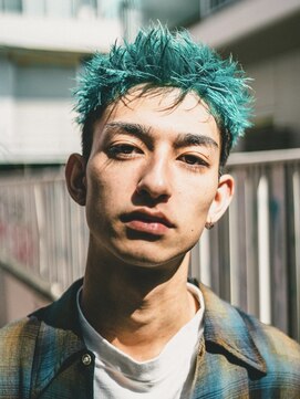 オーシャントーキョーオーバー 渋谷(OCEAN TOKYO OVER) ターコイズスパイキーショート