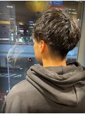 マッシュ風スパイラルショートスタイル
