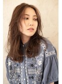 無造作なラフカールミディアム