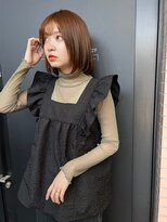 ガリカ 蔵前(Gallica)&nbsp;【竹之内蔵人】透明感艶髪ベージュ/内巻きレイヤーボブ/小顔ボブ