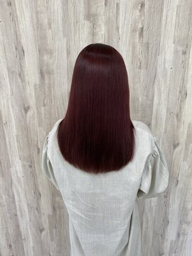 ヘアアートパーリオ 飾磨店(hair art PALIO) YUUKI【ブリーチなし】ワインレッド