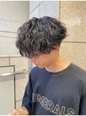 波巻きパーマ/メンズカット/メンズパーマ/マッシュパーマ