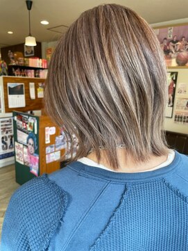 ヘア メイク ココ(hair make coco) ハイライト×ラベンダーグレージュ♪♪