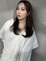 インビテーション(invitation)&nbsp;ブラウンカラー×レイヤーカット