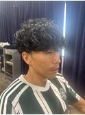 マッシュショートスパイラルパーマ