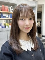 ロンドネートゥル 新潟(Lond naitre)&nbsp;新潟／万代　質感再生縮毛矯正アーモンドカラーレイヤー