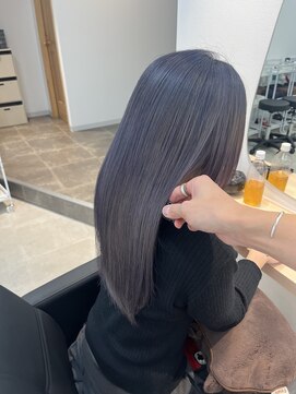 ソソ(soso.) 【髪質改善cureカラー】ダークラベンダー