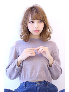 オーロ 千里山店(ORO) 20代30代40代50代ボブルフネビージュ小顔ワンレンショート