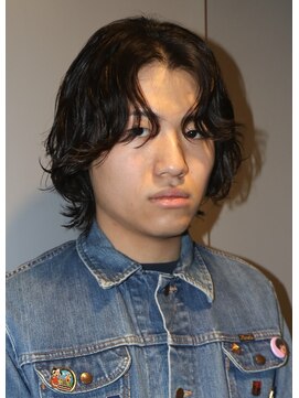 ヘアカロン 熊本本店(Hair CALON) メンズカットパーマメンズミディアムニュアンスパーマ熊本下通