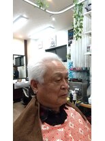 アサノカットブース&nbsp;美しい白髪を活かしたウェーブヘア